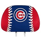 FANMATS MLB - Chicago Cubs Bedruckter Kopfstützenbezug