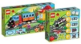 LEGO DUPLO Eisenbahn Set - Eisenbahn Starter Set 10507 und Eisenbahn Zubehör...