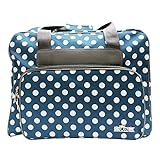 Phönix Taschen für Nähmaschinen 45x21x37cm und Overlockmaschinen 39x32x36cm (Polka Dots...