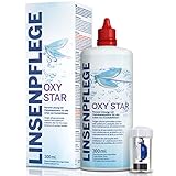 Linsenpflege Oxystar Pflegemittel – mit Platinkatalysator - 300 ml Kontaktlinsen...