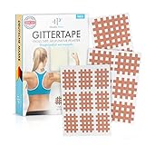 Health Press® Gittertape Cross Tape – Größe Typ Mix 134 Stück – Gitterpflaster zur...