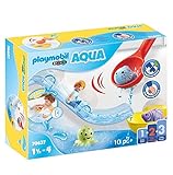 PLAYMOBIL 1.2.3 Aqua 70637 Fangspaß mit Meerestierchen, Badewannenspielzeug...