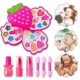 Ulikey Mädchen Kinderschminke Set, Waschbar Schminkset Spielzeug, Kosmetiktasche Makeup...