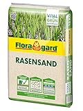 Floragard Rasen-Sand 15 kg für 10 m² • Rasenpflege • zum Lüften schwerer...