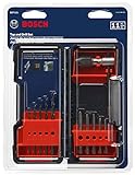 BOSCH BDT11S Gewindebohrer und Bohrer-Kombi-Set, 11-teilig