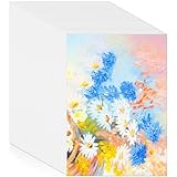 60 Blatt Aquarellpapier A6 300 g/m², Aquarellblock Aquarellpapier Karten...