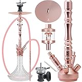 Camo Pro Shisha Set Aluminium Alu Rosegold 84 cm Hookah Wasserpfeife Tabak...