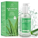 Aloe Vera Gel 100ml, Aloe Vera Gel 100% Rein für Gesicht Körper Haarreparatur,...