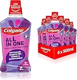 Colgate Mundspülung All In one 6x500 ml – für sofortige & anhaltende Frische und...