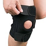 Hually Kniebandage Knieschützer mit Klettverschluss und Patellaöffnung –...