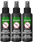 incognito Mückenschutz Spray 100 ml | (Dreierpack x3)| Maximale Wirkung,...