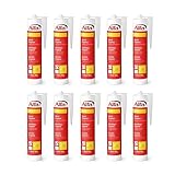 10x Alfa Acryl-Dichtstoff weiß 310 ml Profi-Qualität besonders schnell härtendes...