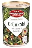 DREISTERN Grünkohl mit Kasseler und Mettenden 400 g I leckeres Fertiggericht mit Gemüse...