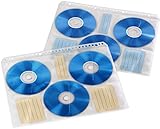 Hama CD-/DVD-/Blu-ray Hüllen mit 60 Indexkarten zum Beschriften (Archivierung,...