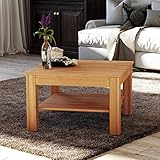 Krok Wood Couchtisch Bonn aus Massivholz (Buche, 75 x 50 x 45 cm)