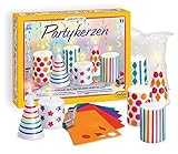 Sentosphere 3902359 Kreativ Kit Partykerzen, Bastelset, Kreativset für Kinder, Mehrfarbig