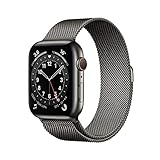 Apple Watch Series 6 (GPS + Cellular, 44 mm) Edelstahlgehäuse Graphit,...