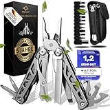 TREKLINE Premium Multitool Werkzeug [rostfreier Edelstahl] Survival...