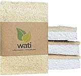 wati Luffa Schwamm - 3er Pack aus nachhaltigen & umweltfreundlichen Materialien...