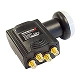 Premium X Deluxe Quattro LNB SAT Mehr-Teilnehmer für Multischalter Digital...