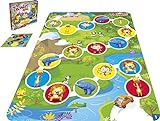 Hasbro Twister Junior Spiel, Tierisches Vergnügen, doppelseitige Matte, 2...