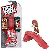 Tech Deck VS. Series - Fingerboard 2er-Set mit Hindernis, Trickkarten und Zubehör...