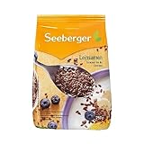 Seeberger Leinsamen 9er Pack: Naturbelassene Leinsamenkörner – sättigend &...