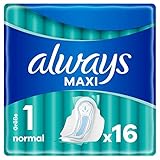 Always Maxi Binden Damen Gr. 1, Normal (16 Damenbinden mit Flügeln) weich und super...