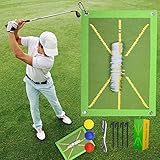 Takezuaa Golf Training Mat for Swing Detection Batting, 50 × 25cm Golf Übungsmatte für...