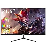 Pisichen 21,5 Zoll Full HD PC Monitor, Computer Monitor 16:9 IPS-Panel (1920 x 1080, HDMI,...