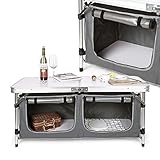 Wiltec Campingschrank Camping Küche Schrank Faltschrank Campingküche Stoffschrank...