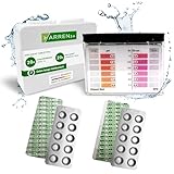 harren24 Pool Tester pH und Chlor inkl. 40 Pool Testtabletten Chlor und pH-Wert (20 Phenol...