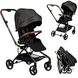 MoMi Kinderwagen ADELLE ab 6. Monat (bis 22 kg), klappbarer Buggy mit 360°-Sitz...