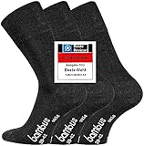 TippTexx 24 6 Paar seidige Bambus Socken, Geruchs-Killer mit Anti-Loch Garantie (as3,...