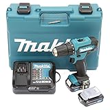 Makita DF333DSAE Akku-Bohrschrauber 12 V max. / 2,0 Ah, 2 Akkus + Ladegerät im...