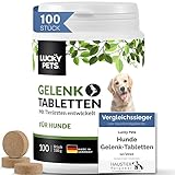 Lucky Pets Gelenktabletten Hund I TESTSIEGER I Made in Germany I Grünlippmuschel Hund,...