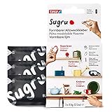 Sugru by tesa - Formbarer Allzweckkleber, 3er-Pack, 3 x 3,5 g, Schwarz - vielseitige...