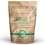 Omega 3 Kapseln Hochdosiert – 400 Fischöl Kapseln Hochdosiert - Reines Omega...