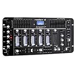 resident dj Kemistry 3BK - DJ-Mixer, 4-Kanal Mischpult, DJ-Mischpult, Bluetooth,...