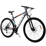 OMEGA BIKES Thomas 27.5-29 Inch Mountain Bike, Suitable from 185 cm, Mechanical Disc...