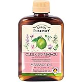 Green Pharmacy Massage Oil Anti-cellulite Cypress Juniper Lavender Lime Oils 200...