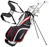 Wilson Anfänger-Amazon Exclusive Komplettsatz, 10 Golfschläger mit Carrybag,...