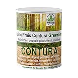 Contura Leinöl-Firnis 750ml. Holzöl natürlicher Holzschutz biologisch Farblos...