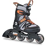 K2 Inline Skates RAIDER Für Jungen Mit K2 Softboot, Black - Grey - Orange,...