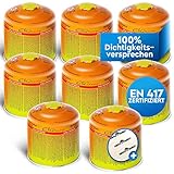 Jungle Monkey Aufkleber + EliCocamp Sichere Propan-Butan Gaskartusche 500g [8...