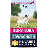 Eukanuba Hundefutter mit frischem Huhn für kleine Rassen, Premium Trockenfutter...