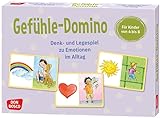 Gefühle-Domino: Denk- und Legespiel zu Emotionen im Alltag. Für Kinder von 4 bis 8...