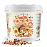 Ida Plus Edel Eichhörnchenfutter - 1000 g - Reich an Nüssen & Früchten - Ganzjahres...