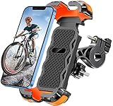 Glangeh Handyhalterung Fahrrad, [Sicheres Schloss] 360° Drehbar Universal Handyhalterung...