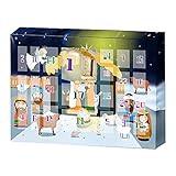 24 Krippen-Adventskalender Kein Schaden und umweltfreundlich für Thanksgiving Ostern